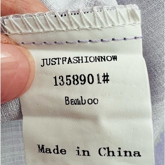 Just Fashion Now asymmetrical tunic, Purple/Rose/Lilac/White/Gold, XL, Bamboo - Picture 12 of 12